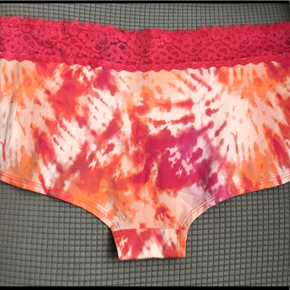 TORRID ORANGE TIE DYE BOYSHORT PANTY SIZE 2 X - Picture 3 of 4